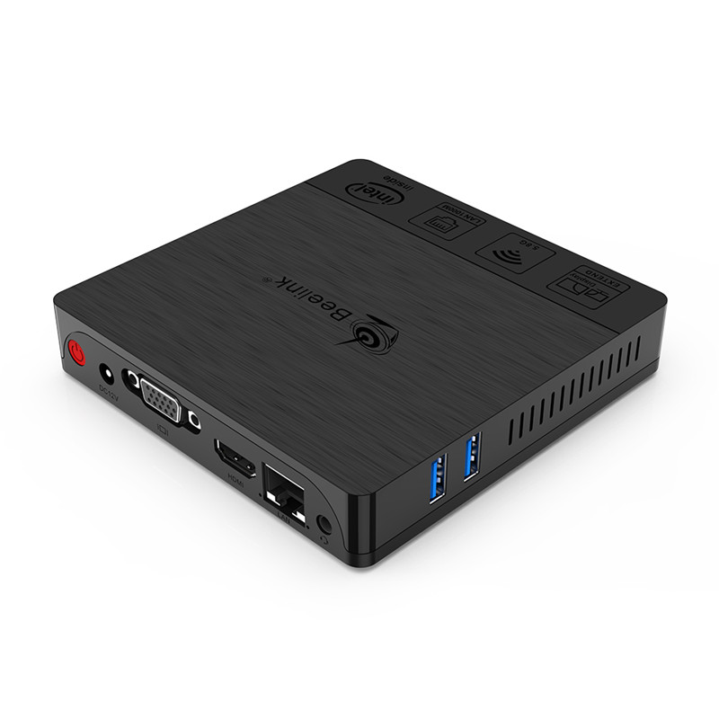 

Mini PC Intel Atom X5 Z8500 Quad Core Windows 10 Mini PC 4K HTPC With 4GB RAM 64GB ROM USB 3.0, HD-MI and VGA