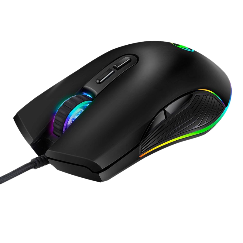 Ergonomic Gaming Mouse with 4 Backlight Modes Up to 3200 DPI,RGB Wired USB Mouse with 7 Buttons for Laptop PC Computer Games & W
Ergonomic Gaming Mouse with 4 Backlight Modes Up to 3200 DPI,RGB Wired USB Mouse with 7 Buttons for Laptop PC Computer Games & W