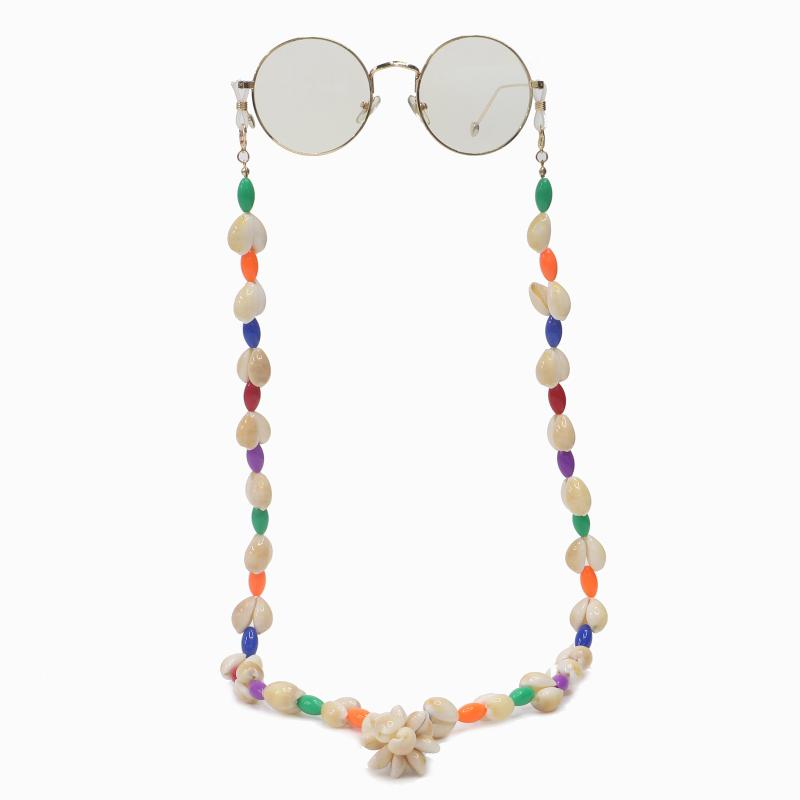 Boho Colorful Beads Shell Conch Sunglasses Chain for Women Fashion Reading Glasses Chain Eyewears Cord Holder Neck Strap Rope
Boho Colorful Beads Shell Conch Sunglasses Chain for Women Fashion Reading Glasses Chain Eyewears Cord Holder Neck Strap Rope