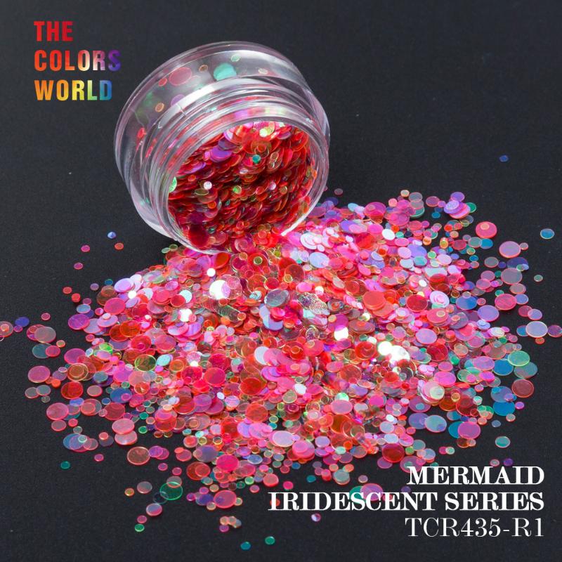 TCT-089 Mermaid Iridescent Rainbow Color Round Shape Mix Size Nail Glitter For Nail Art Decorations Makeup Facepaint Manual DIY
TCT-089 Mermaid Iridescent Rainbow Color Round Shape Mix Size Nail Glitter For Nail Art Decorations Makeup Facepaint Manual DIY