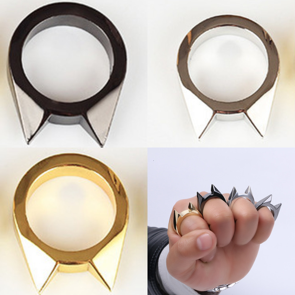Fashion 1Pcs Women Men Safety Survival EDC Self Defence Stainless Steel Finger Defense Ring Tool Silver Gold Black Color On Sale
Fashion 1Pcs Women Men Safety Survival EDC Self Defence Stainless Steel Finger Defense Ring Tool Silver Gold Black Color On Sale