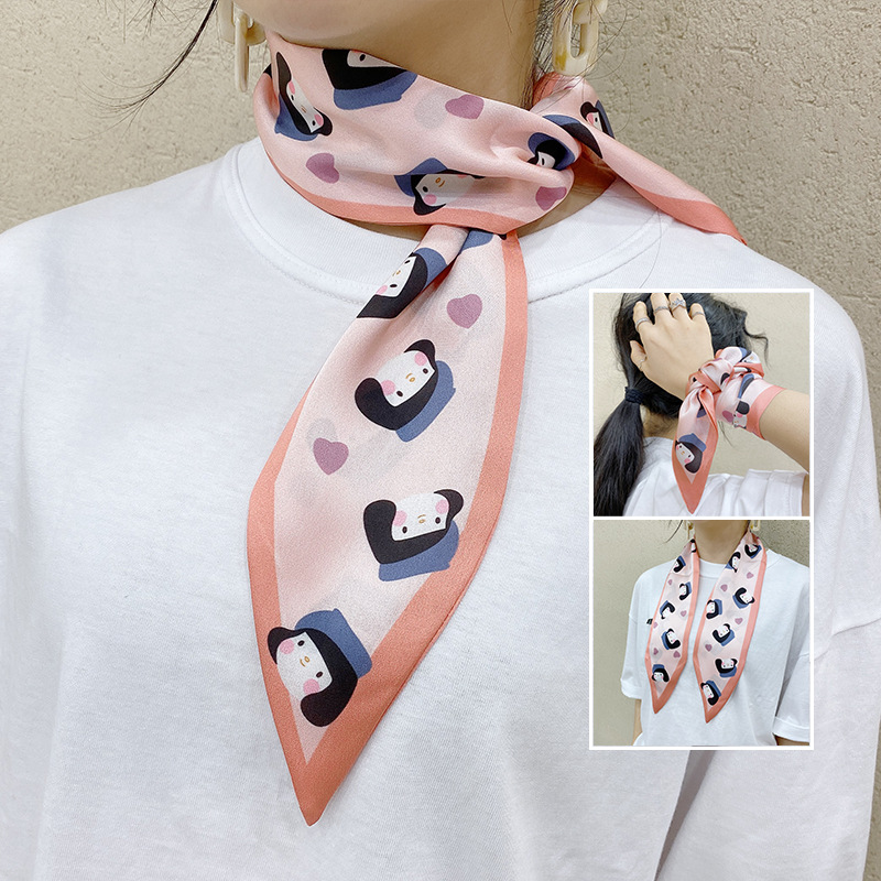 New Women Scarf Imitation Silk Leopard Print Bandana Small Hair Handle Bag Ribbons Female Neckerchief Head printed Scarves Wraps
New Women Scarf Imitation Silk Leopard Print Bandana Small Hair Handle Bag Ribbons Female Neckerchief Head printed Scarves Wraps