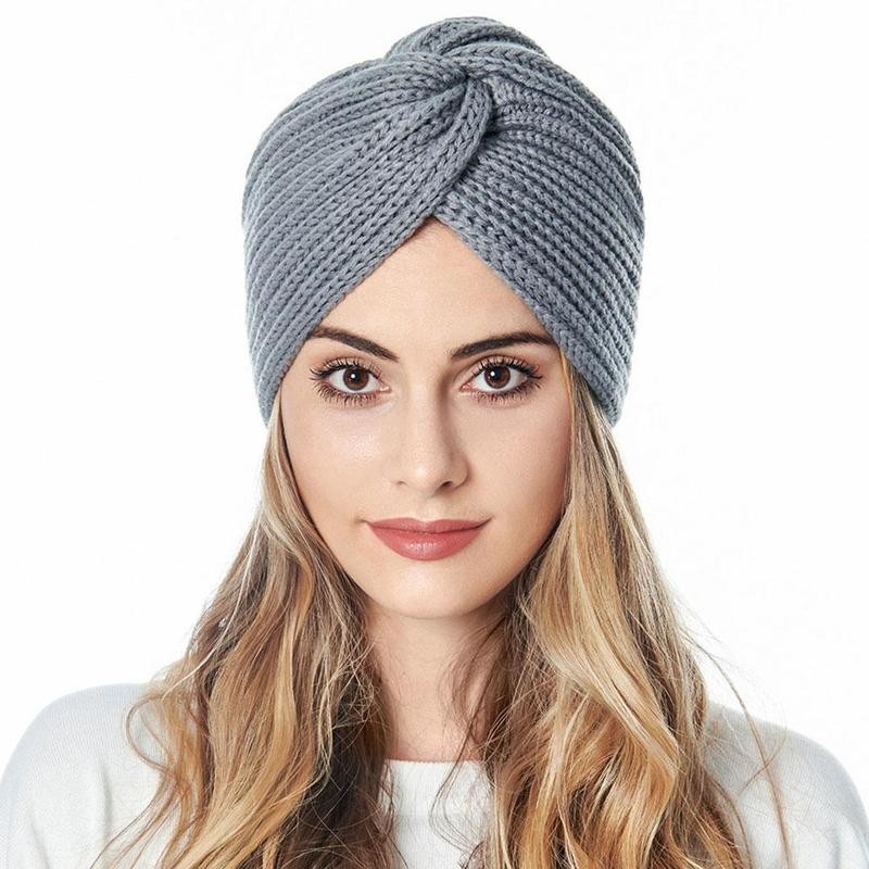 Women Hats Winter Warm Thickening Knitted Hat Beanie Braided Head Band Wrap Cap Warm Twisted Knot Solid Color Female Caps
Women Hats Winter Warm Thickening Knitted Hat Beanie Braided Head Band Wrap Cap Warm Twisted Knot Solid Color Female Caps