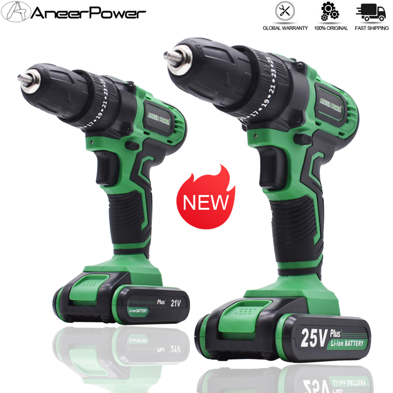 New 21V 25V Charging Drill Electric Screwdriver Electric Drill 3 Modes Power Tools Impact For Drilling Screw Installation
New 21V 25V Charging Drill Electric Screwdriver Electric Drill 3 Modes Power Tools Impact For Drilling Screw Installation