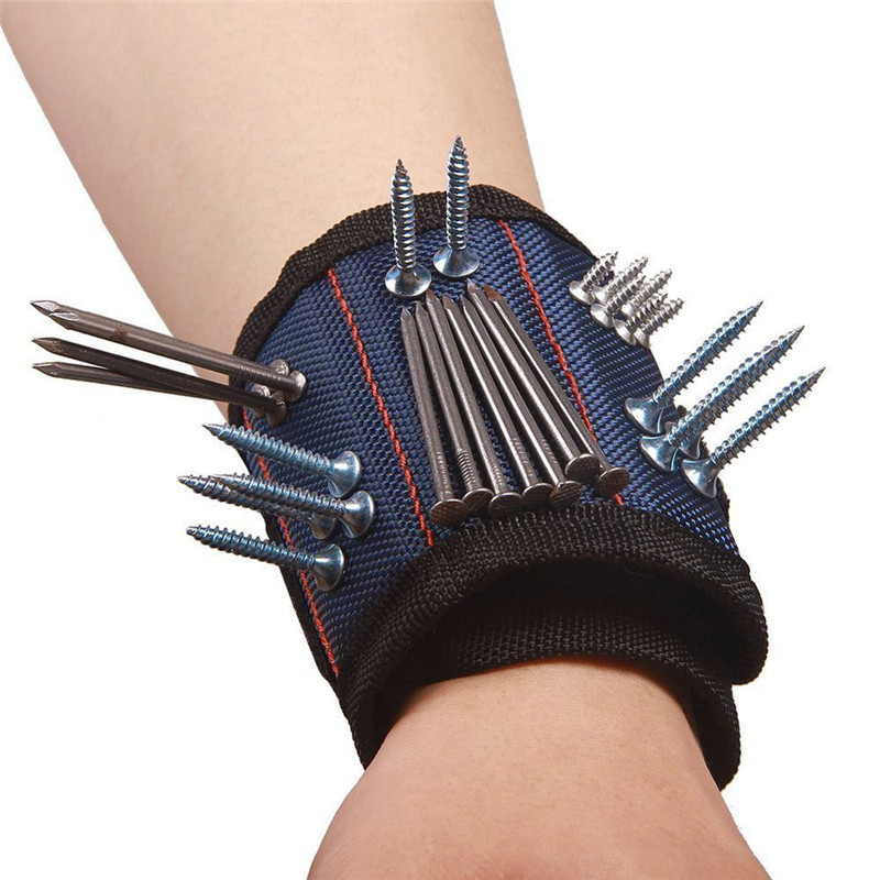 Magnetic Wristband Pocket Tool Belt Pouch Bag Screws Holder Holding Tools Magnetic bracelets Practical Strong Chuck wrist Toolkit
Magnetic Wristband Pocket Tool Belt Pouch Bag Screws Holder Holding Tools Magnetic bracelets Practical Strong Chuck wrist Toolkit