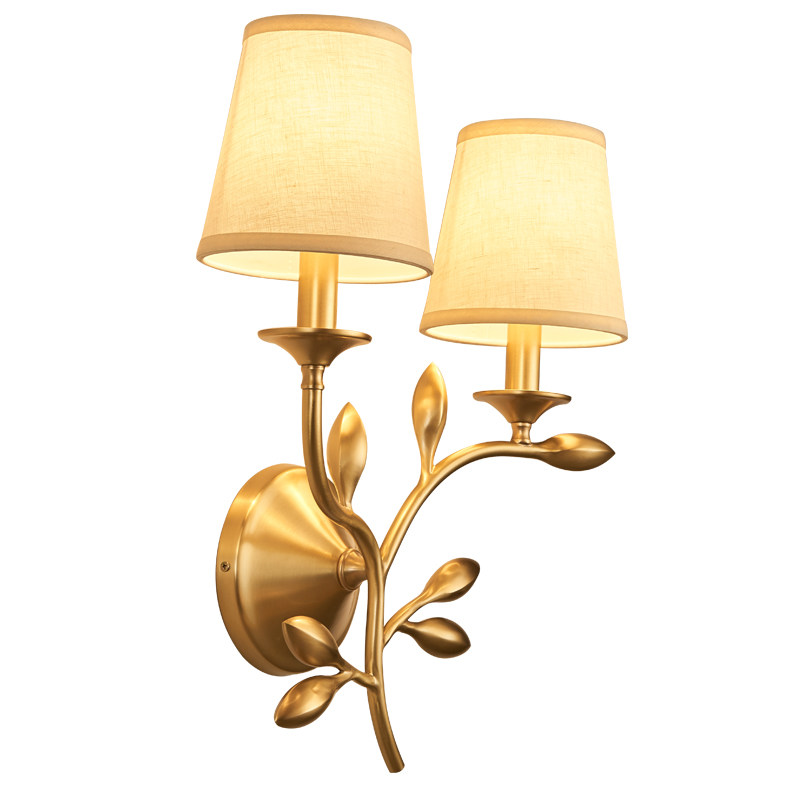 American style full copper wall lamp Fabric art wall lamp country style Toolery led Sconce Fixtures E14 led bulb bedroom
American style full copper wall lamp Fabric art wall lamp country style Toolery led Sconce Fixtures E14 led bulb bedroom