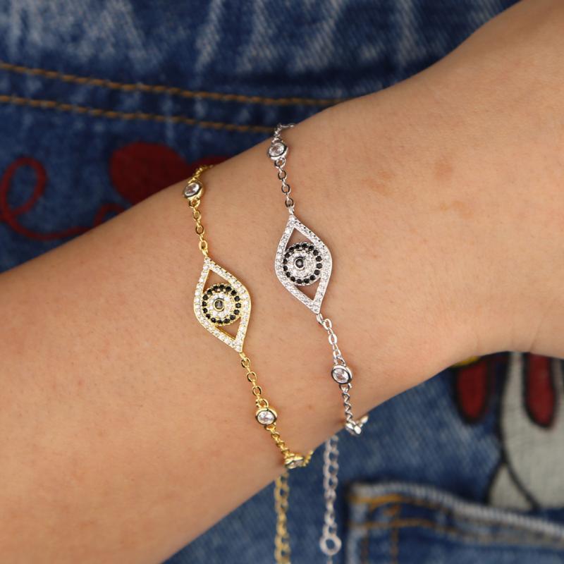 2020 lucky evil eye charm bracelet 15+4cm extend chain gold silver color for women girl hot fashion round cz station bracelets
2020 lucky evil eye charm bracelet 15+4cm extend chain gold silver color for women girl hot fashion round cz station bracelets