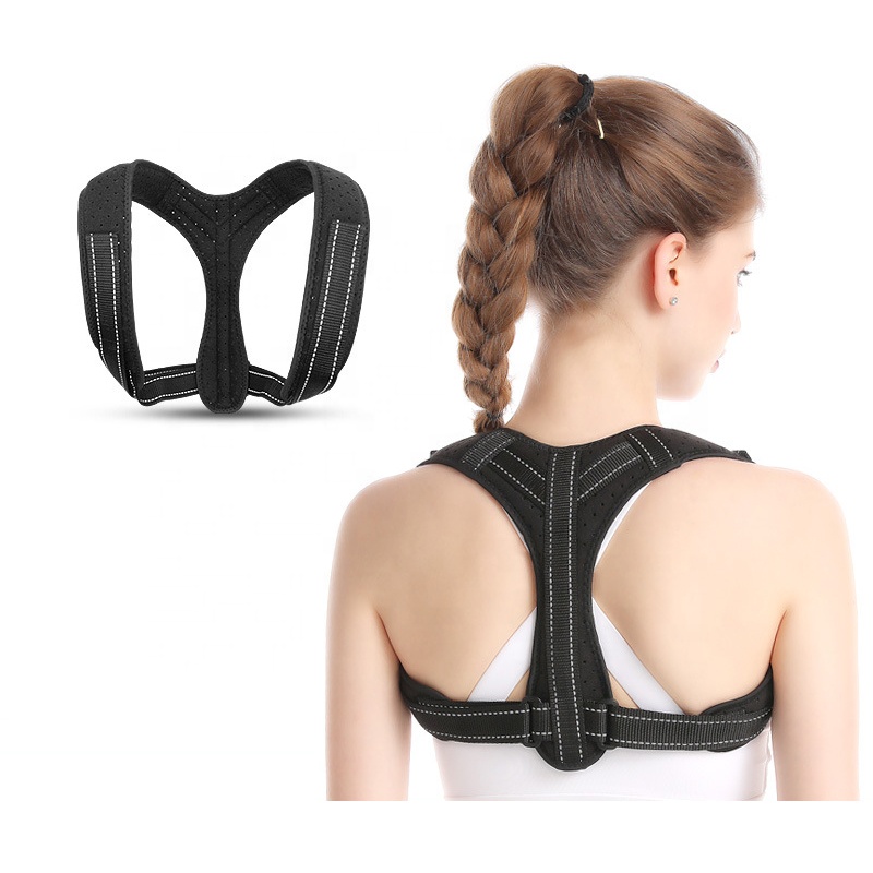 Adjustable Back Support Posture Corrector Spine Clavicle Shoulder Belt Brace Protector Strap Straight Correction Back Pain Guard, Black
Adjustable Back Support Posture Corrector Spine Clavicle Shoulder Belt Brace Protector Strap Straight Correction Back Pain Guard, Black