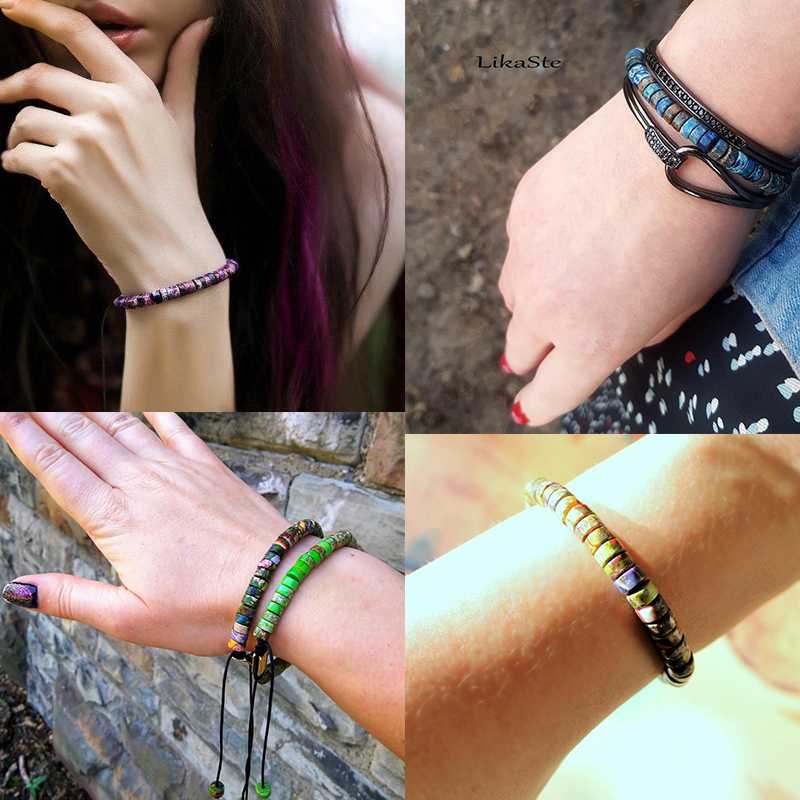 Charm Bracelet Men Braided Chain Bracelet for Women Vintage Trendy Natural Stone Beads Fashion Couple Jewelry
Charm Bracelet Men Braided Chain Bracelet for Women Vintage Trendy Natural Stone Beads Fashion Couple Jewelry