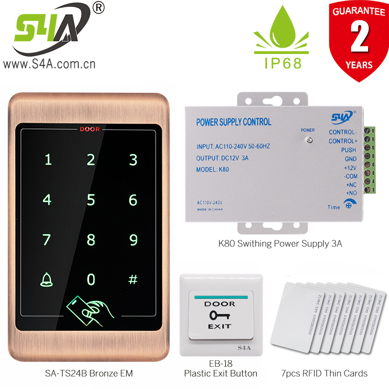 RFID Access Control Standalone Controller Keyboard System Outdoor Door Lock Opener Card Reader
RFID Access Control Standalone Controller Keyboard System Outdoor Door Lock Opener Card Reader