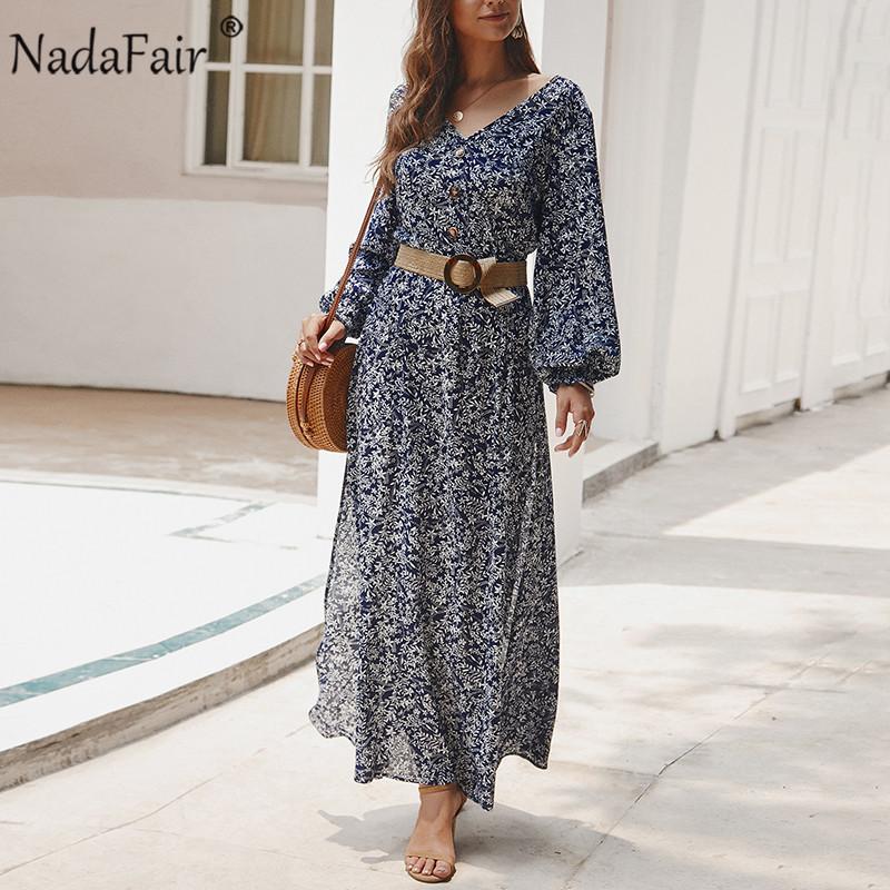 Nadafair Vintage Floral Maxi Dress Summer A-Line High Waist Lantern Sleeve Spring Long Elegant Retro Boho Dress Women Vestidos, Yellow
Nadafair Vintage Floral Maxi Dress Summer A-Line High Waist Lantern Sleeve Spring Long Elegant Retro Boho Dress Women Vestidos, Yellow