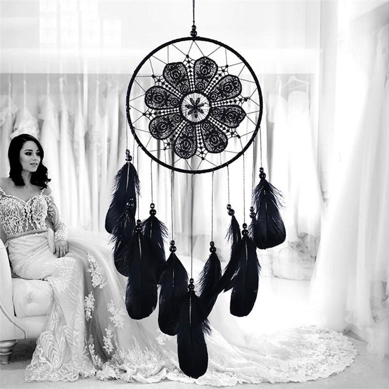 Black Dreamcatcher Handmade Wind Chimes Room Diy Hanging Pendant Feather Bead Dream Catcher Home Wall Art Hangings Decorations
Black Dreamcatcher Handmade Wind Chimes Room Diy Hanging Pendant Feather Bead Dream Catcher Home Wall Art Hangings Decorations