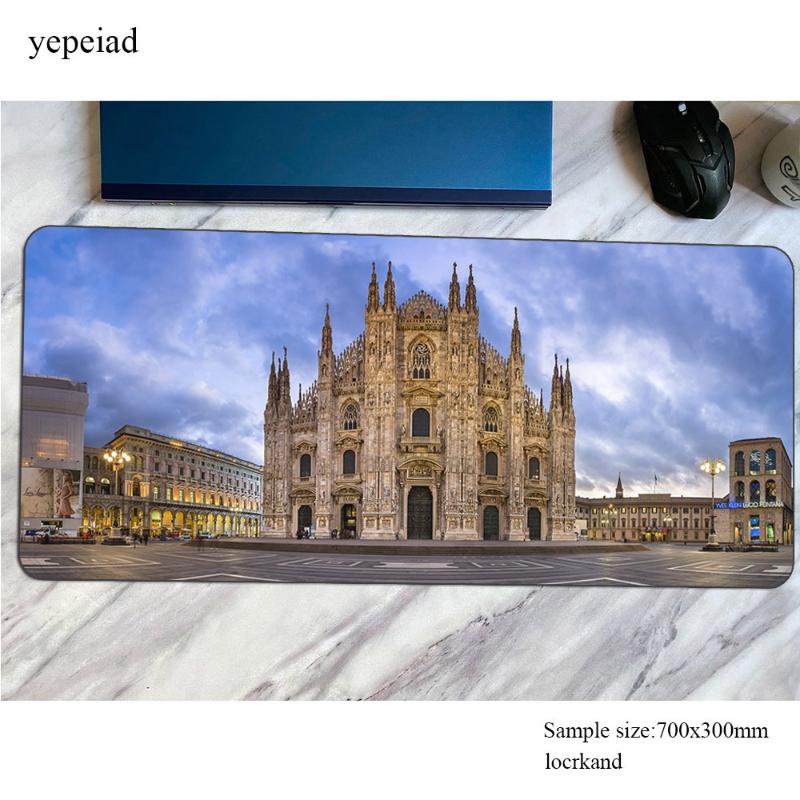 

Cathedrals mousepad Natural Rubber 900x400x4mm Computer mouse mat gamer gamepad pc home gaming mousemat desk pad office padmouse