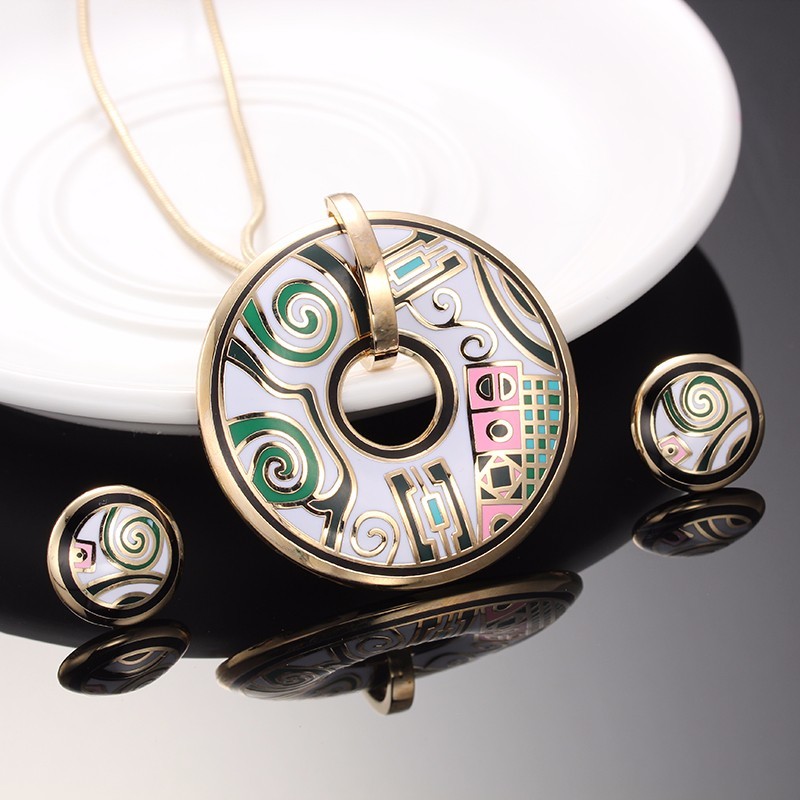 R&X Gift Sieraden Sets Anniversary Engagement Necklace Set Women Necklace/Earrings Stainless Steel Enamel Jewelry Trendy S22101, As pic
R&X Gift Sieraden Sets Anniversary Engagement Necklace Set Women Necklace/Earrings Stainless Steel Enamel Jewelry Trendy S22101, As pic