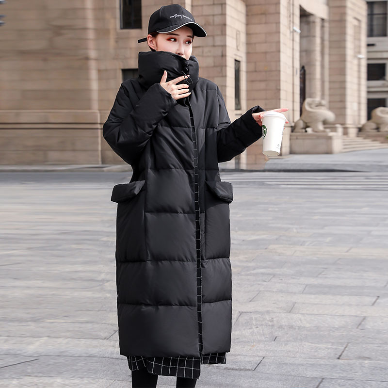 Women 2020 Winter Long White Duck Down Jackets Female Plaid Stand Collar Coats Ladies Thicken Warm Parkas Snow Outerwear L188, Black
Women 2020 Winter Long White Duck Down Jackets Female Plaid Stand Collar Coats Ladies Thicken Warm Parkas Snow Outerwear L188, Black