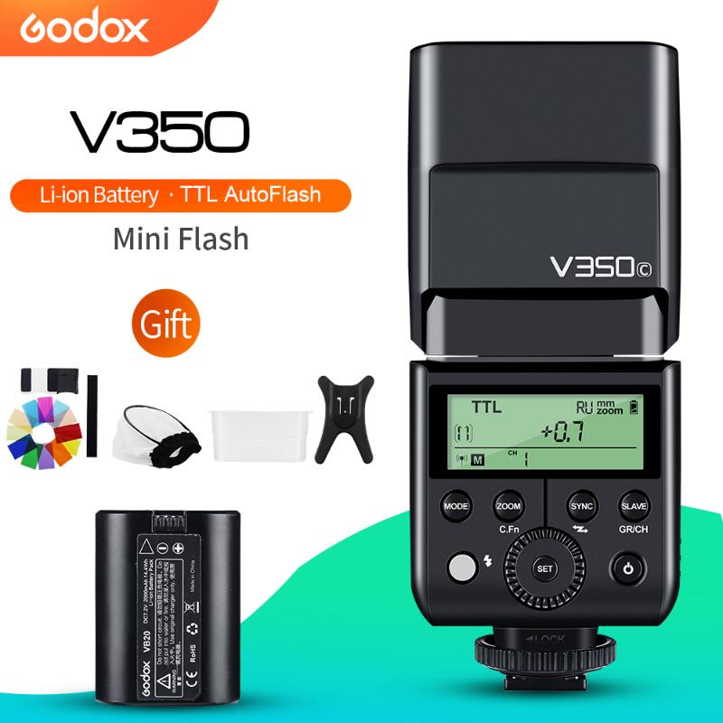 Godox V350C V350N V350S V350F V350 HSS Camera Speedlite Flash Built-in Lithium Battery for Fuji
Godox V350C V350N V350S V350F V350 HSS Camera Speedlite Flash Built-in Lithium Battery for Fuji