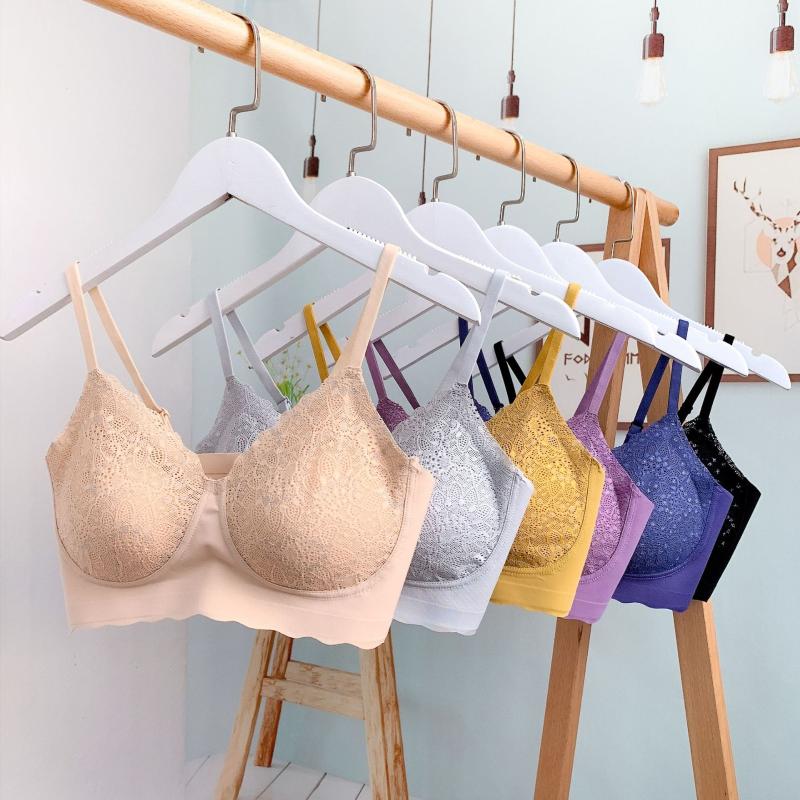 Wacoal 2.0 Lace Camisole Latex Underwear Women's Non-Steel Ring Push up Sports Beauty Back Summer Thin Section Bra, Ginger
Wacoal 2.0 Lace Camisole Latex Underwear Women's Non-Steel Ring Push up Sports Beauty Back Summer Thin Section Bra, Ginger