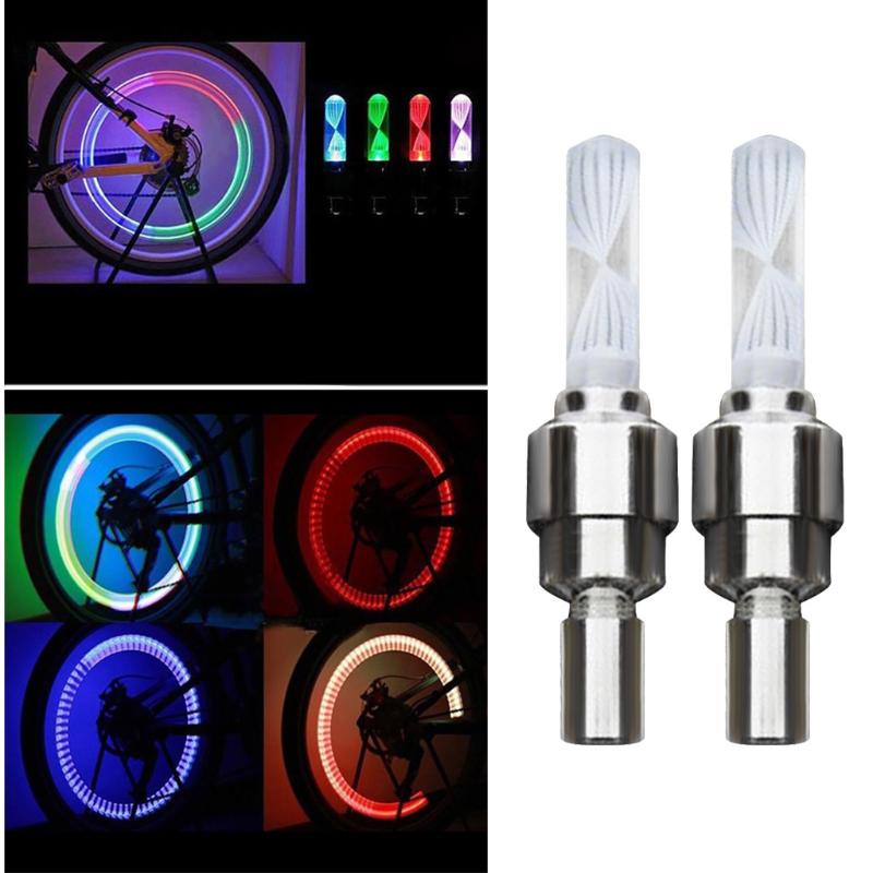 Bike Lights 2PCS Bicycle LED Light Tire Cap Flash Mountain Road Cycling Tyre Wheel Neon Lamp Cover
Bike Lights 2PCS Bicycle LED Light Tire Cap Flash Mountain Road Cycling Tyre Wheel Neon Lamp Cover