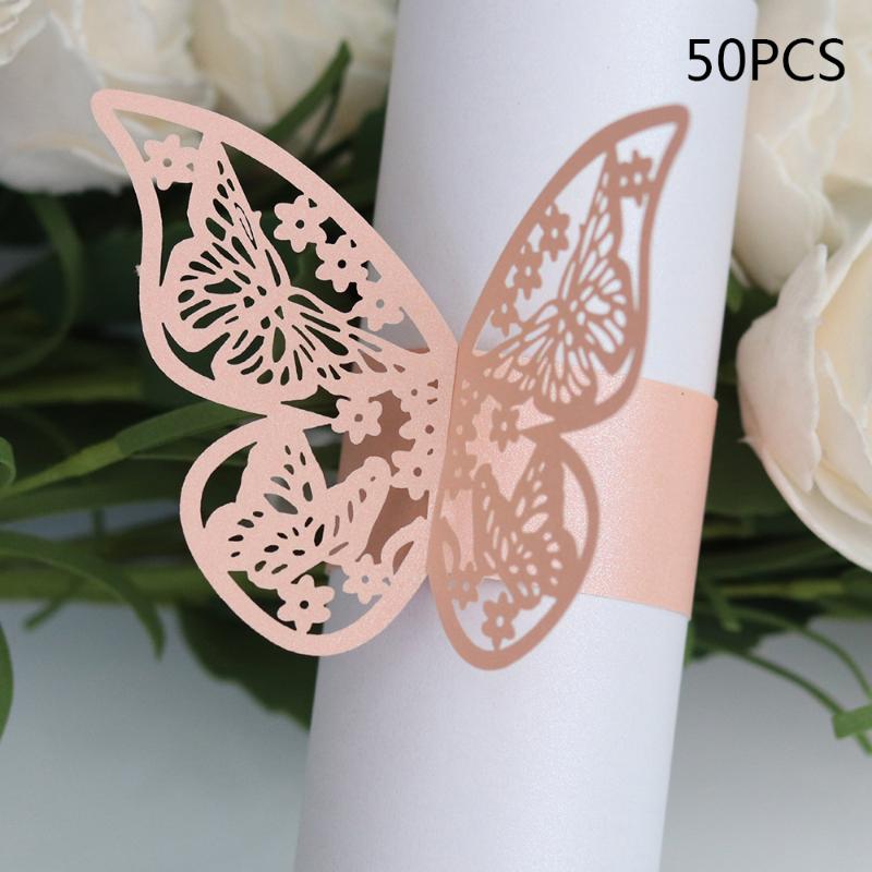 50pcs Openwork Butterfly Paper Ring Reflective Golden Butterfly Paper Buckle Napkin Ornament Wedding Restaurant Table Decoration
50pcs Openwork Butterfly Paper Ring Reflective Golden Butterfly Paper Buckle Napkin Ornament Wedding Restaurant Table Decoration