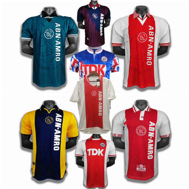 Ajax Retro classic 1989 1990 1991 1994 1995 1996 97 98 99 2000 2001 2004 2005 ajax soccer jerseys home away Retro football shirt, 1990 away
Ajax Retro classic 1989 1990 1991 1994 1995 1996 97 98 99 2000 2001 2004 2005 ajax soccer jerseys home away Retro football shirt, 1990 away