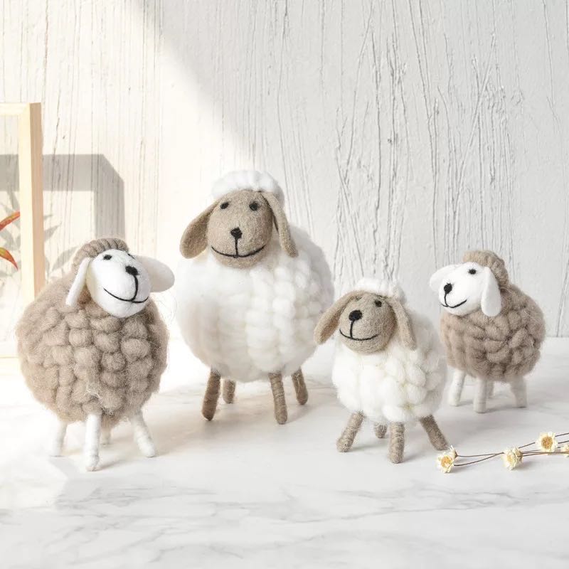 Nordic Kids Room Decor Felt Sheep 3PCS/LOT White Baby Room Decor Felt Handmade Craft Ornament Baby Nursery Kids
Nordic Kids Room Decor Felt Sheep 3PCS/LOT White Baby Room Decor Felt Handmade Craft Ornament Baby Nursery Kids