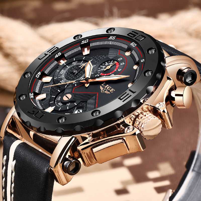2010 LIGE Sport Chronograph Mens Watches Top Brand Casual Leather Waterproof Date Quartz Watch Man Clock Relogio Masculino+Box, Silver black
2010 LIGE Sport Chronograph Mens Watches Top Brand Casual Leather Waterproof Date Quartz Watch Man Clock Relogio Masculino+Box, Silver black