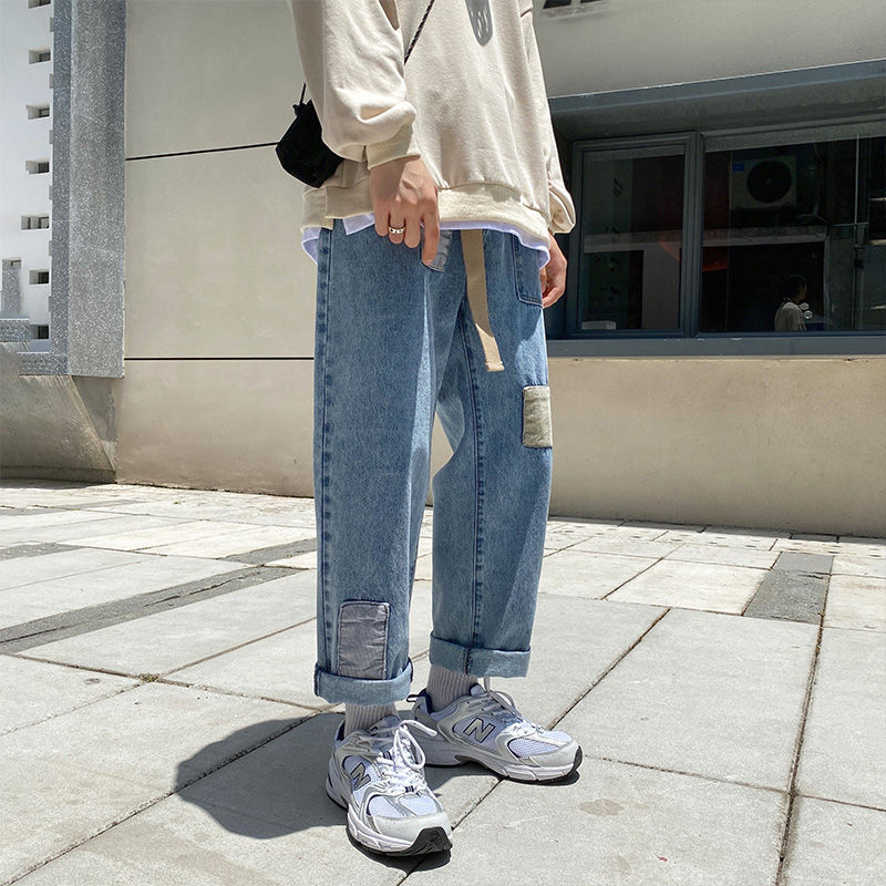Fall 2020 Young Men's New Patch Jeans Casual Loose Fashion Trend Straight Pants Plue Size -5xl, Black
Fall 2020 Young Men's New Patch Jeans Casual Loose Fashion Trend Straight Pants Plue Size -5xl, Black