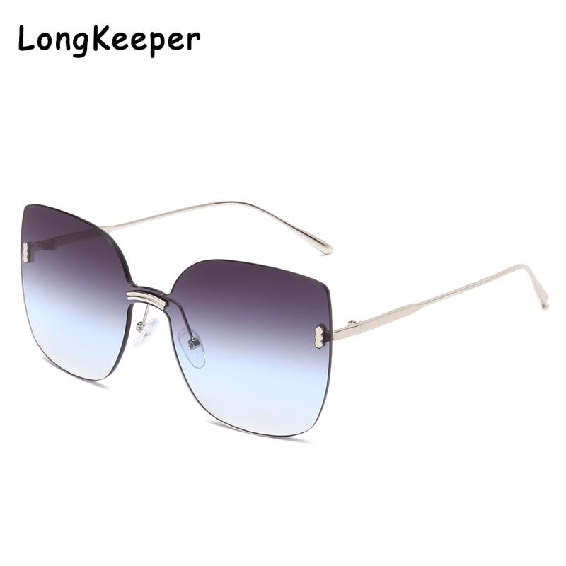Sunglasses Ladies Large Square Sun Glasses Vintage Shades Rimless Oversized Women Cat Eye Gradient Purple Eyewear
Sunglasses Ladies Large Square Sun Glasses Vintage Shades Rimless Oversized Women Cat Eye Gradient Purple Eyewear