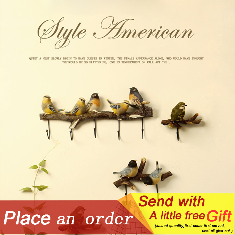 Cute Simulation Wall Mounted Coat Rack Birds on Tree Branch Hanger with 5 Hooks for Coats Hat Keys Towels Clothes Storage Hanger
Cute Simulation Wall Mounted Coat Rack Birds on Tree Branch Hanger with 5 Hooks for Coats Hat Keys Towels Clothes Storage Hanger
