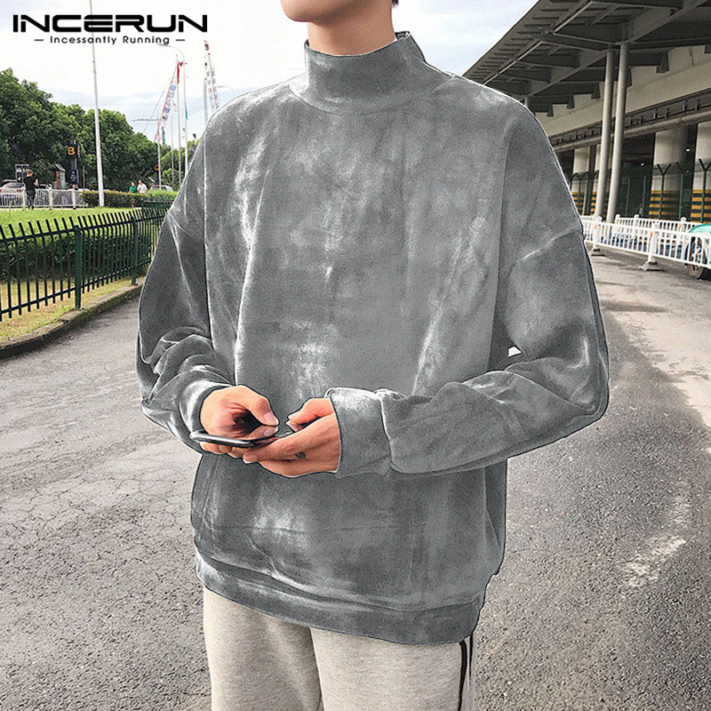 Men' Hoodies & Sweatshirts INCERUN Fashion Men Turtleneck Korean Style Streetwear Velvet Casual Hip-hop Long Sleeve Warm Chic Pullovers, Green hoodies
Men' Hoodies & Sweatshirts INCERUN Fashion Men Turtleneck Korean Style Streetwear Velvet Casual Hip-hop Long Sleeve Warm Chic Pullovers, Green hoodies