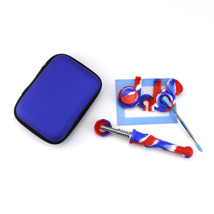 Smoking Set Gift Bag Silicone Jars dab straw Dabber Rig Tool Wax Container glass oil burner pipe with accessories
Smoking Set Gift Bag Silicone Jars dab straw Dabber Rig Tool Wax Container glass oil burner pipe with accessories