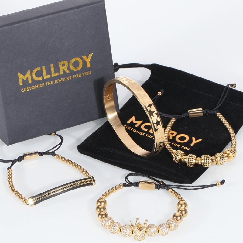 Gold Bracelet Men Crown Pave CZ Zircon Stainless Steel Beads Braided Braiding hommeBracelet luxury bracelets homme amazing price
Gold Bracelet Men Crown Pave CZ Zircon Stainless Steel Beads Braided Braiding hommeBracelet luxury bracelets homme amazing price
