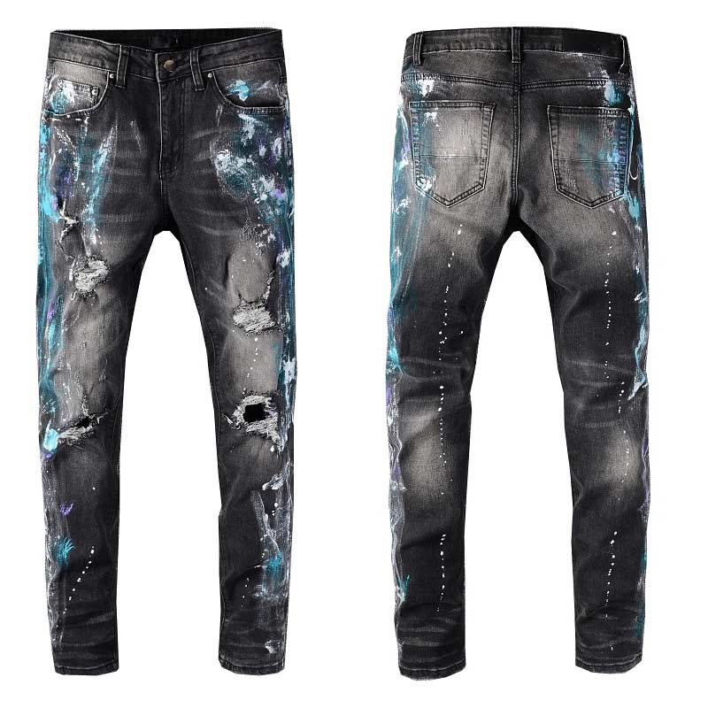 Mens Jeans Hip Hop Pants Stylist Jeans Distressed Ripped Biker Jean Slim Fit Motorcycle Denim Jeans Size 28-40, 18
Mens Jeans Hip Hop Pants Stylist Jeans Distressed Ripped Biker Jean Slim Fit Motorcycle Denim Jeans Size 28-40, 18