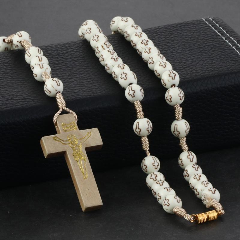 2pcs Statement Necklace Catholic Plastic Rosary Beads Cross Jesus Pendant Necklaces Religious Jewelry Mother Gifts Colar NC089
2pcs Statement Necklace Catholic Plastic Rosary Beads Cross Jesus Pendant Necklaces Religious Jewelry Mother Gifts Colar NC089
