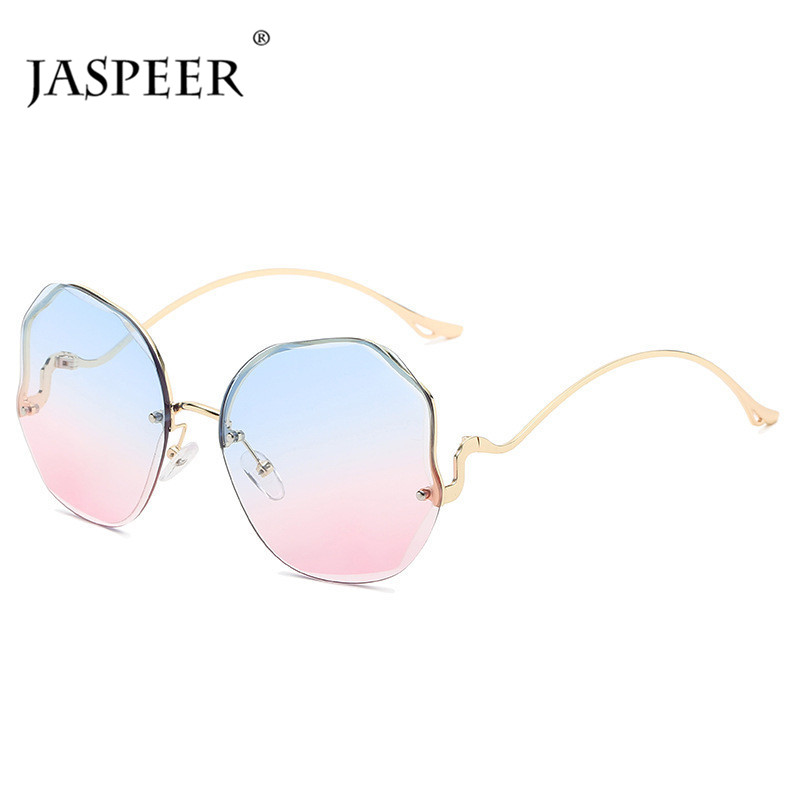 JASPEER Rimless Sunglasses Women Men Oversize Punk Frameless Sun Glasses Eyewear Cutting Lens Goggle Sunglasses UV400
JASPEER Rimless Sunglasses Women Men Oversize Punk Frameless Sun Glasses Eyewear Cutting Lens Goggle Sunglasses UV400