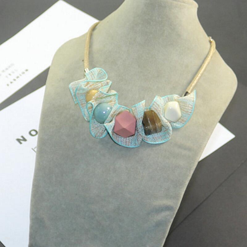 Personality Geometry Long Wood Plastic Beaded Necklaces for Women Ribbon Fabric Female Fashion Accessories Rope Chain Wholesale
Personality Geometry Long Wood Plastic Beaded Necklaces for Women Ribbon Fabric Female Fashion Accessories Rope Chain Wholesale