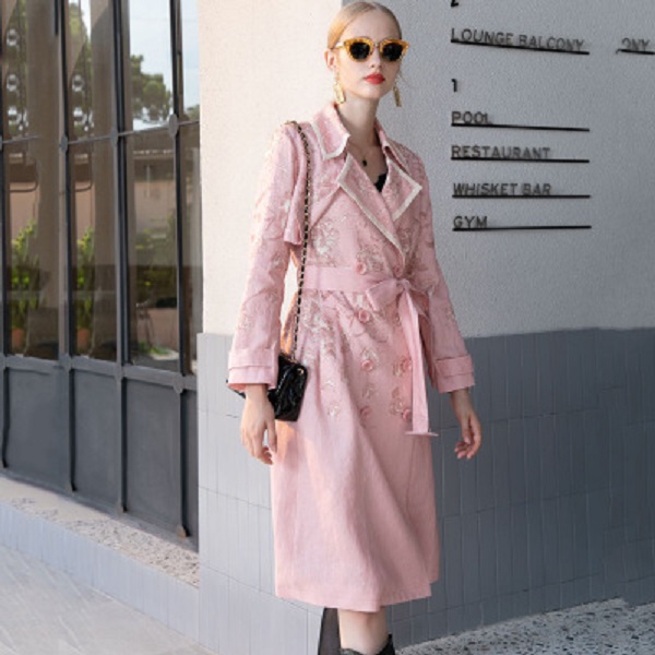 Women designer jacken windbreaker woman print England Style long fashion trend woman long coat womens windbreaker belt, Pink
Women designer jacken windbreaker woman print England Style long fashion trend woman long coat womens windbreaker belt, Pink