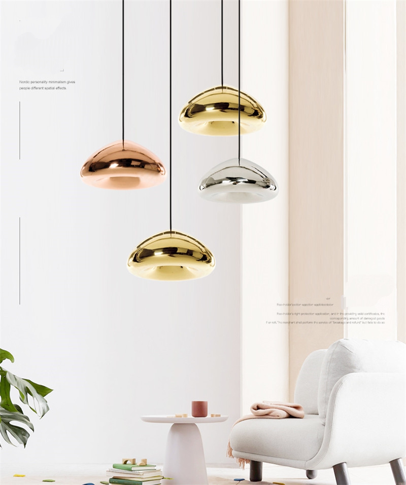 Nordic Glass Hanging Lamp Modern Pendant Lights for Bedroom Living Room Kitchen E27 Luminaire Lighting Fixture Home Decor