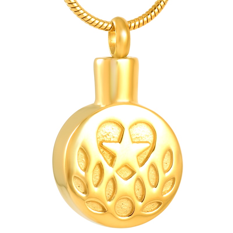 IJD9564 Stainless Steel Cremation Circular Pattern Keepsake Necklace Ashes Urn Souvenir Memorial Pendant Jewelry
IJD9564 Stainless Steel Cremation Circular Pattern Keepsake Necklace Ashes Urn Souvenir Memorial Pendant Jewelry
