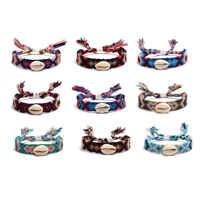 Boho Cowrie Seashell Woven Friendship Bracelet Women Men Multicolored Floss String Knotted Summer Surf Jewelry Present Shells
Boho Cowrie Seashell Woven Friendship Bracelet Women Men Multicolored Floss String Knotted Summer Surf Jewelry Present Shells