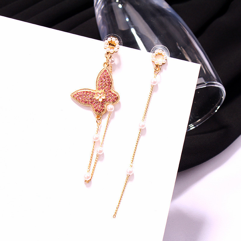 Dominated 2020 Asymmetric Long Tasseled Pearl Women Drop earrings creative temperament crystal butterfly earrings
Dominated 2020 Asymmetric Long Tasseled Pearl Women Drop earrings creative temperament crystal butterfly earrings
