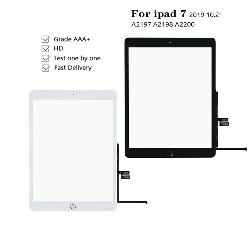 New For iPad 7 2019 10.2" Touch Screen Digitizer Sensor A2197 A2200 A2198 A2232 with home button + Adhesive tape
New For iPad 7 2019 10.2" Touch Screen Digitizer Sensor A2197 A2200 A2198 A2232 with home button + Adhesive tape