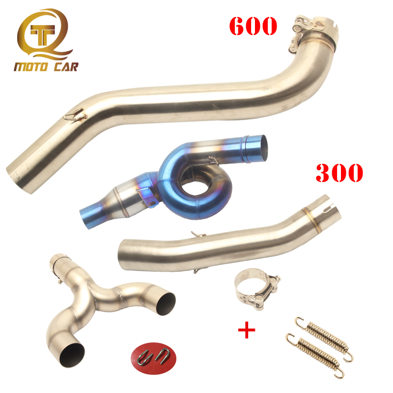 Motorcycle exhaust Link Pipe Slip on Middle Tube Escape Muffler 51mm Adapter for Benelli BJ300 BN600 BN300 BN 600 Accessory
Motorcycle exhaust Link Pipe Slip on Middle Tube Escape Muffler 51mm Adapter for Benelli BJ300 BN600 BN300 BN 600 Accessory
