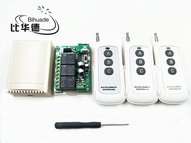 433Mhz Universal Wireless Remote Control Switch DC12V 3CH relay Receiver Module and 433Mhz Remote Controls 1527 learning code
433Mhz Universal Wireless Remote Control Switch DC12V 3CH relay Receiver Module and 433Mhz Remote Controls 1527 learning code