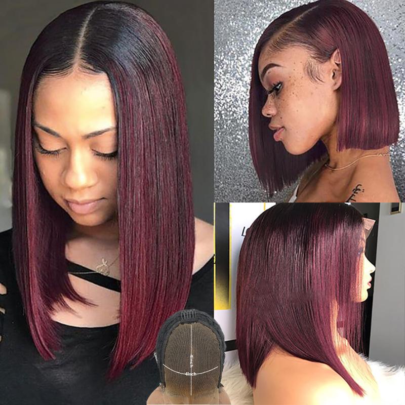 Atina Straight Burgundy 4x4 Lace Closure Wigs 1B 99J Wig Ombre Red Burgundy Short Bob Human Hair Wigs Remy Brazilian Pre Plucked, As pic
Atina Straight Burgundy 4x4 Lace Closure Wigs 1B 99J Wig Ombre Red Burgundy Short Bob Human Hair Wigs Remy Brazilian Pre Plucked, As pic