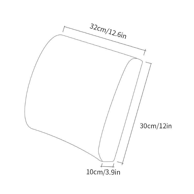 Car Seat Lumbar Support Cushion Memory Foam Auto Accessories Office Chair Back Pillow Cushion For Home Office Relieve Pain