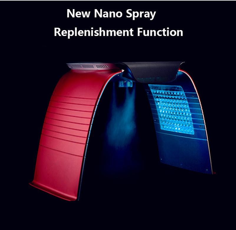 Temperature And Cold Spray Beauty Equipment Skin Care Beauty Machine Blue Mask Atomization Therapy Rejuvenation Acne Remover