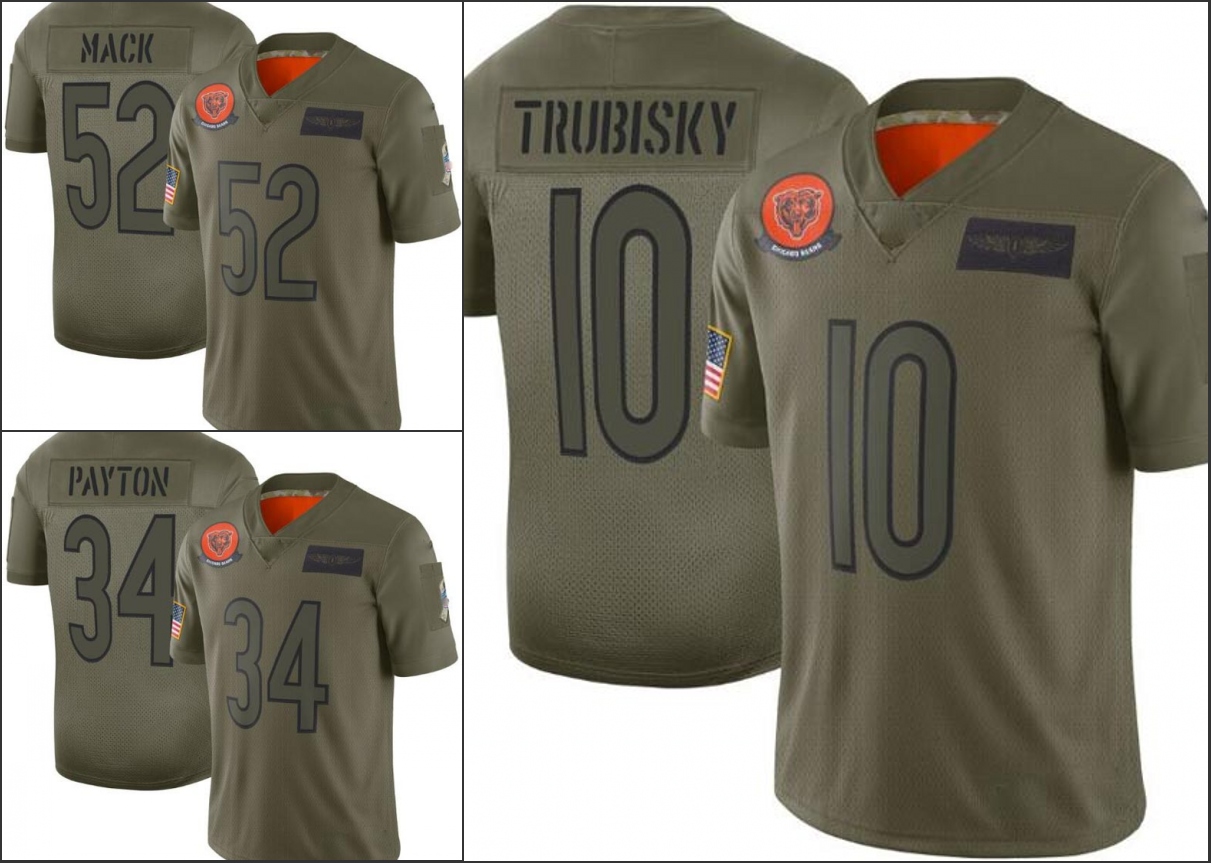 Jersey Chicago''Bears''Men #10 Mitchell Trubisky 52 Khalil Mack 34 Walter Payton''NFL''Women Youth Salute to Service Limited Jersey
Jersey Chicago''Bears''Men #10 Mitchell Trubisky 52 Khalil Mack 34 Walter Payton''NFL''Women Youth Salute to Service Limited Jersey