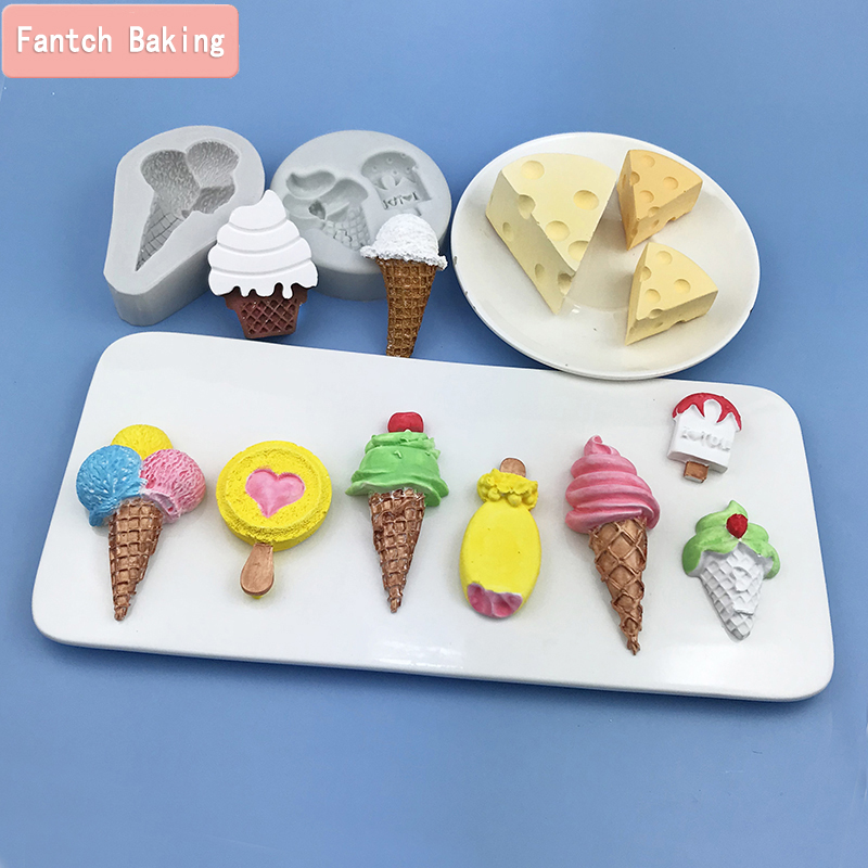 2020new Cheese Ice Cream Shape Chocolate Silicone Mold Fondant Jelly For Cake Decorating Cookie Baking Mold Gumpastes Moulds
2020new Cheese Ice Cream Shape Chocolate Silicone Mold Fondant Jelly For Cake Decorating Cookie Baking Mold Gumpastes Moulds