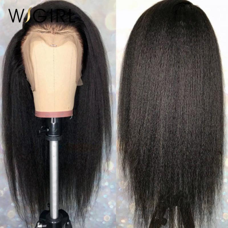 Wigirl Kinky Straight Lace Front Human Hair Wigs Brazilian Remy 360 Lace Frontal Wig Yaki Human Hair Wigs For Black Women, 13x4 lace front wig
Wigirl Kinky Straight Lace Front Human Hair Wigs Brazilian Remy 360 Lace Frontal Wig Yaki Human Hair Wigs For Black Women, 13x4 lace front wig